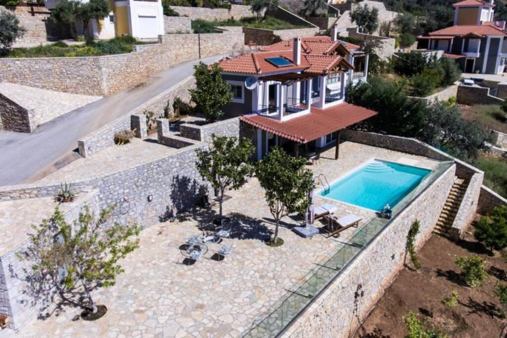 Apollo Romantic Sea View Villa Kivérion Exterior foto