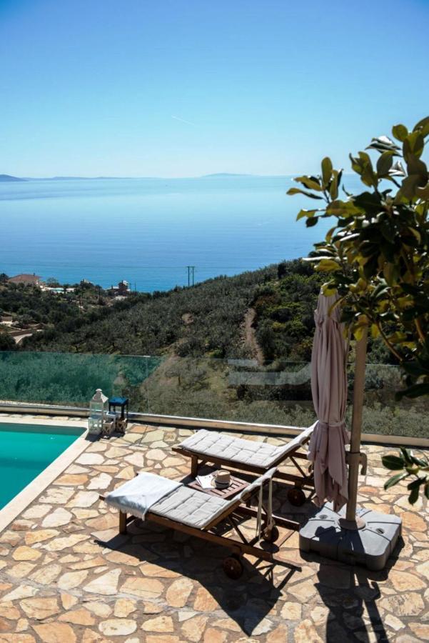 Apollo Romantic Sea View Villa Kivérion Exterior foto