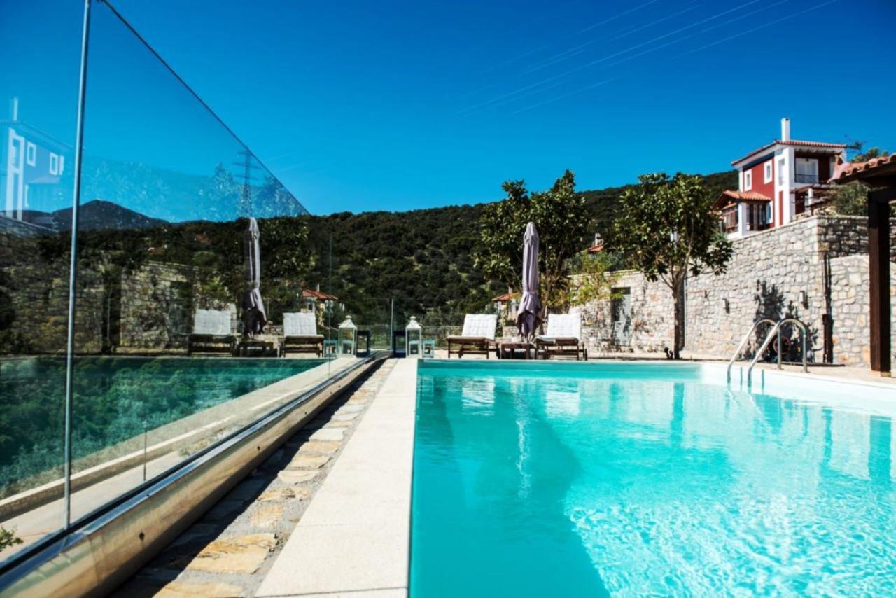 Apollo Romantic Sea View Villa Kivérion Exterior foto